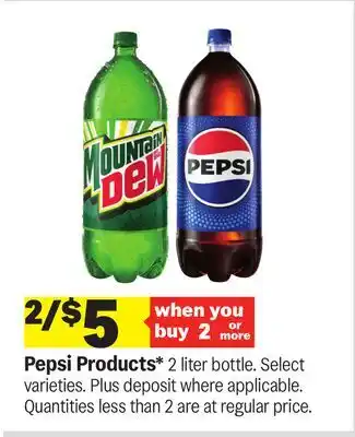 Meijer Pepsi Products offer