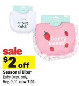 Meijer Seasonal Bibs offer