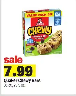 Meijer Quaker Chewy Bars offer