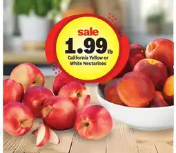 Meijer California Yellow or White Nectarines offer