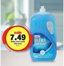 Meijer Meijer Ultra Liquid Dish Soap offer