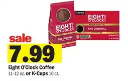 Meijer Eight O'Clock Coffee offer