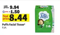 Meijer Puffs Facial Tissue offer
