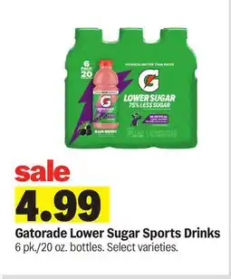 Meijer Gatorade Lower Sugar Sports Drinks offer