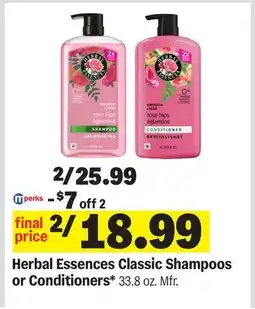 Meijer Herbal Essences Classic Shampoos or Conditioners offer