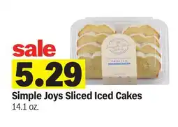 Meijer Simple Joys Sliced Iced Cakes offer