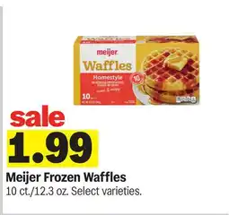 Meijer Meijer Frozen Waffles offer