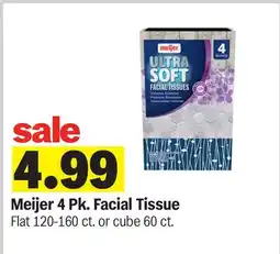 Meijer Meijer 4 Pk. Facial Tissue offer
