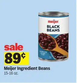 Meijer Meijer Ingredient Beans offer