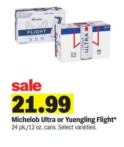 Meijer Michelob Ultra or Yuengling Flight offer