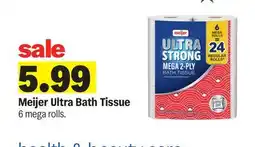 Meijer Meijer Ultra Bath Tissue offer