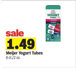 Meijer Meijer Yogurt Tubes offer