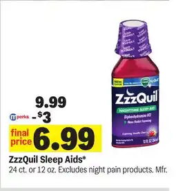 Meijer ZzzQuil Sleep Aids offer