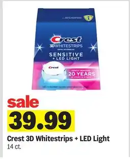 Meijer Crest 3D Whitestrips + LED Light offer