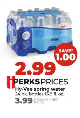 Hy-Vee Hy-Vee spring water offer