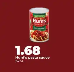 Hy-Vee Hunt's pasta sauce offer