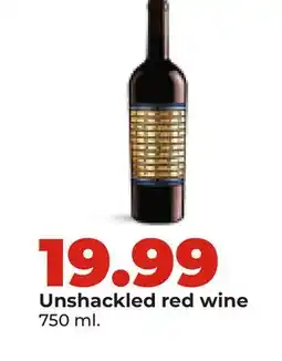 Hy-Vee Unshackled red wine offer