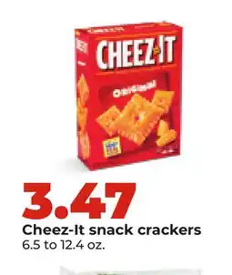 Hy-Vee Cheez-It snack crackers offer