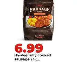 Hy-Vee Hy-Vee fully cooked sausage offer