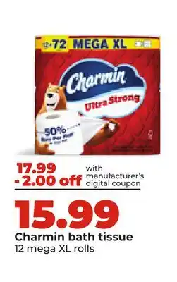 Hy-Vee Charmin bath tissue offer