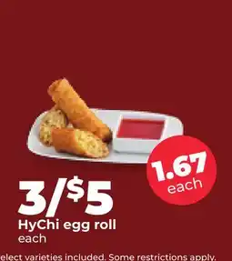 Hy-Vee HyChi egg roll offer