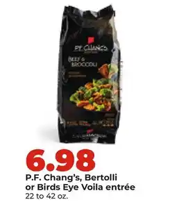 Hy-Vee P.F. Chang's, Bertolli or Birds Eye Voila entrée offer
