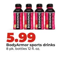 Hy-Vee BodyArmor sports drinks offer