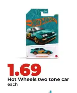 Hy-Vee Hot Wheels two tone car offer