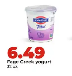 Hy-Vee Fage Greek Yogurt offer
