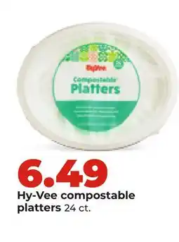 Hy-Vee Hy-Vee compostable platters offer