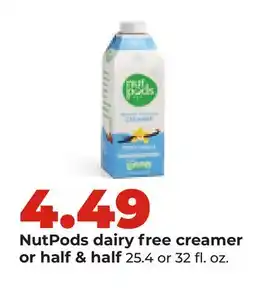 Hy-Vee NutPods dairy free creamer or half & half offer