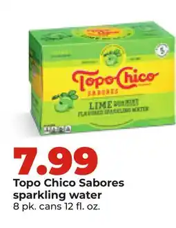 Hy-Vee Topo Chico Sabores sparkling water offer
