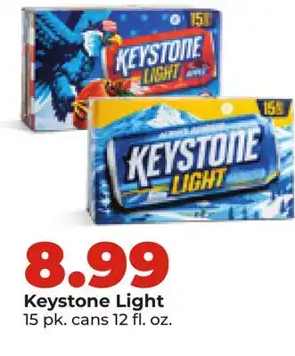 Hy-Vee Keystone Light offer