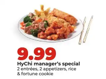 Hy-Vee HyChi manager's special offer
