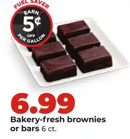 Hy-Vee Bakery-fresh brownies or bars offer