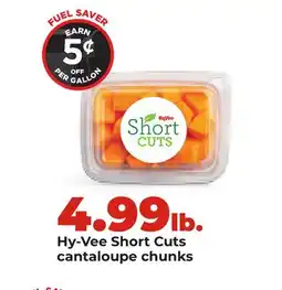 Hy-Vee Hy-Vee Short Cuts cantaloupe chunks offer