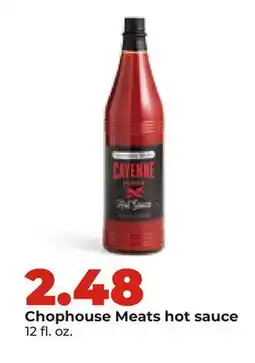 Hy-Vee Chophouse Meats hot sauce offer