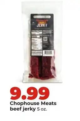 Hy-Vee Chophouse Meats beef jerky offer