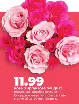Hy-Vee Rose & spray rose bouquet offer