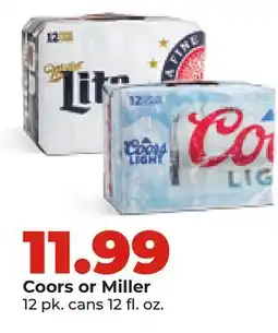 Hy-Vee Coors or Miller offer