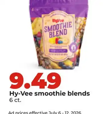 Hy-Vee Hy-Vee smoothie blends offer
