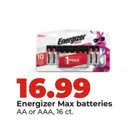 Hy-Vee Energizer Max batteries offer