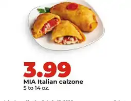 Hy-Vee MIA Italian calzone offer