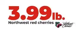 Hy-Vee Northwest red cherries offer