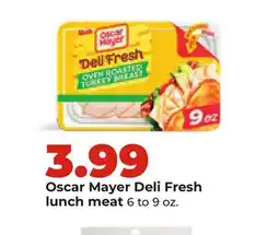 Hy-Vee Oscar Mayer Deli Fresh lunch meat offer