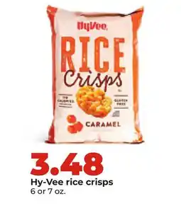 Hy-Vee Hy-Vee rice crisps offer