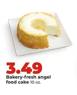 Hy-Vee Bakery-fresh angel food cake offer