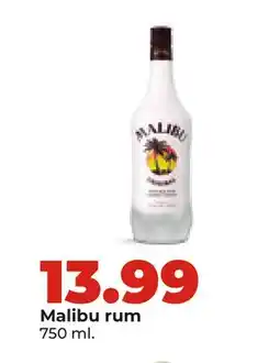 Hy-Vee Malibu rum offer