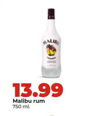 Hy-Vee Malibu rum offer