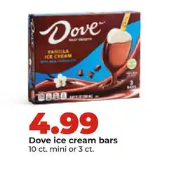 Hy-Vee Dove ice cream bars offer